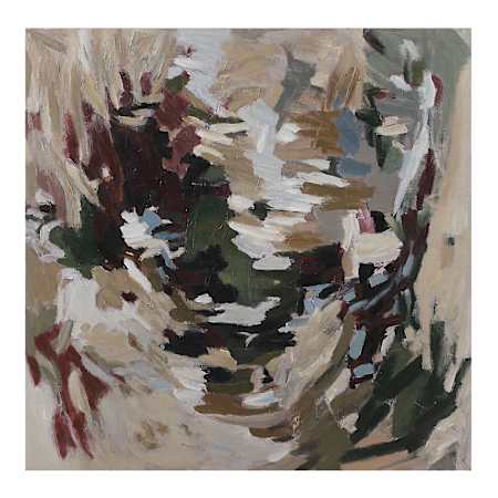 Ren Wil Ardesia 50"W X 50"H X 2"D Textured Hand Painted Cotton Canvas by Ksenia Sizaya N/A